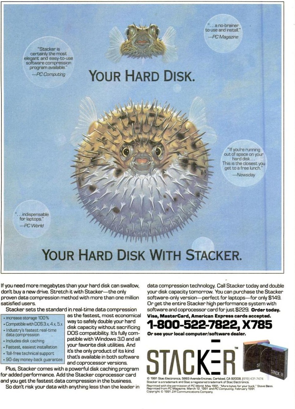 stacker print ad