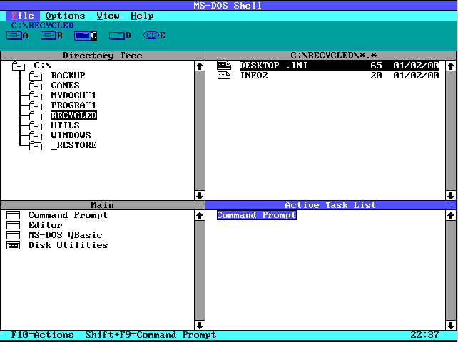 msdos5_dosshell