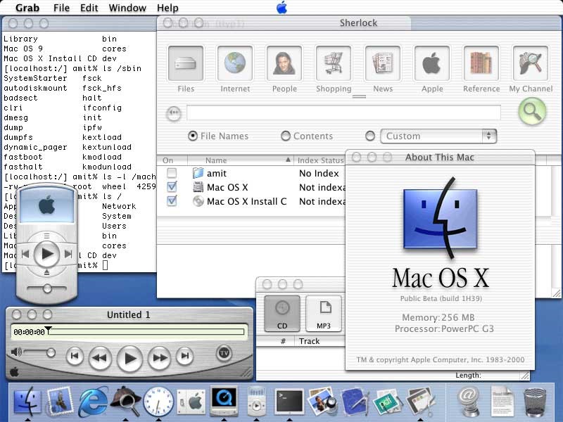 macosx beta 1