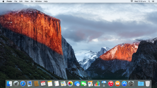 OS X El Capitan screenshot