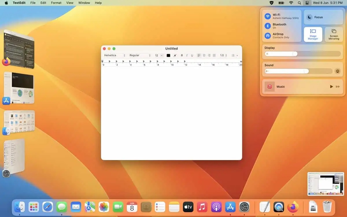 macos13 stage manager