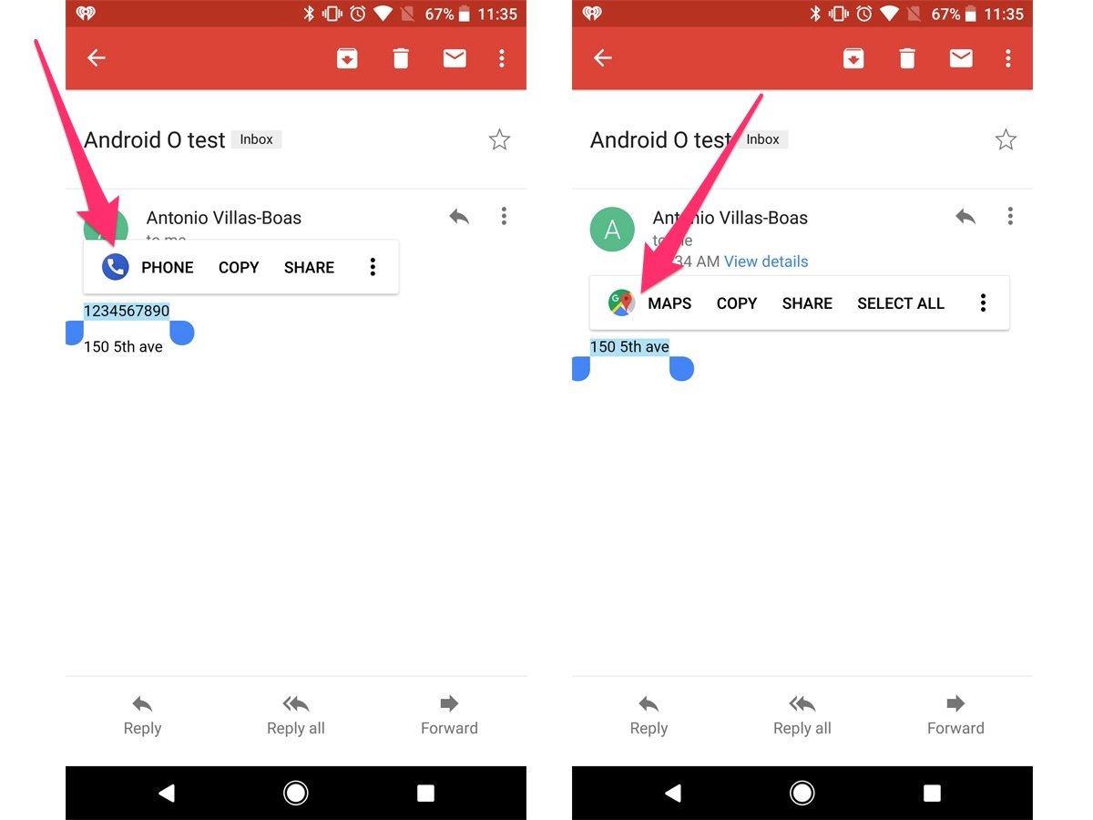 android o intelli text