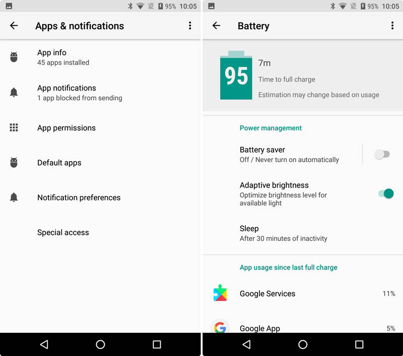 android o settings