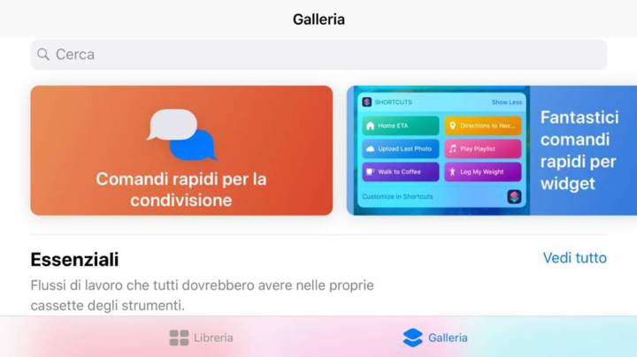 ios12 comandi rapidi