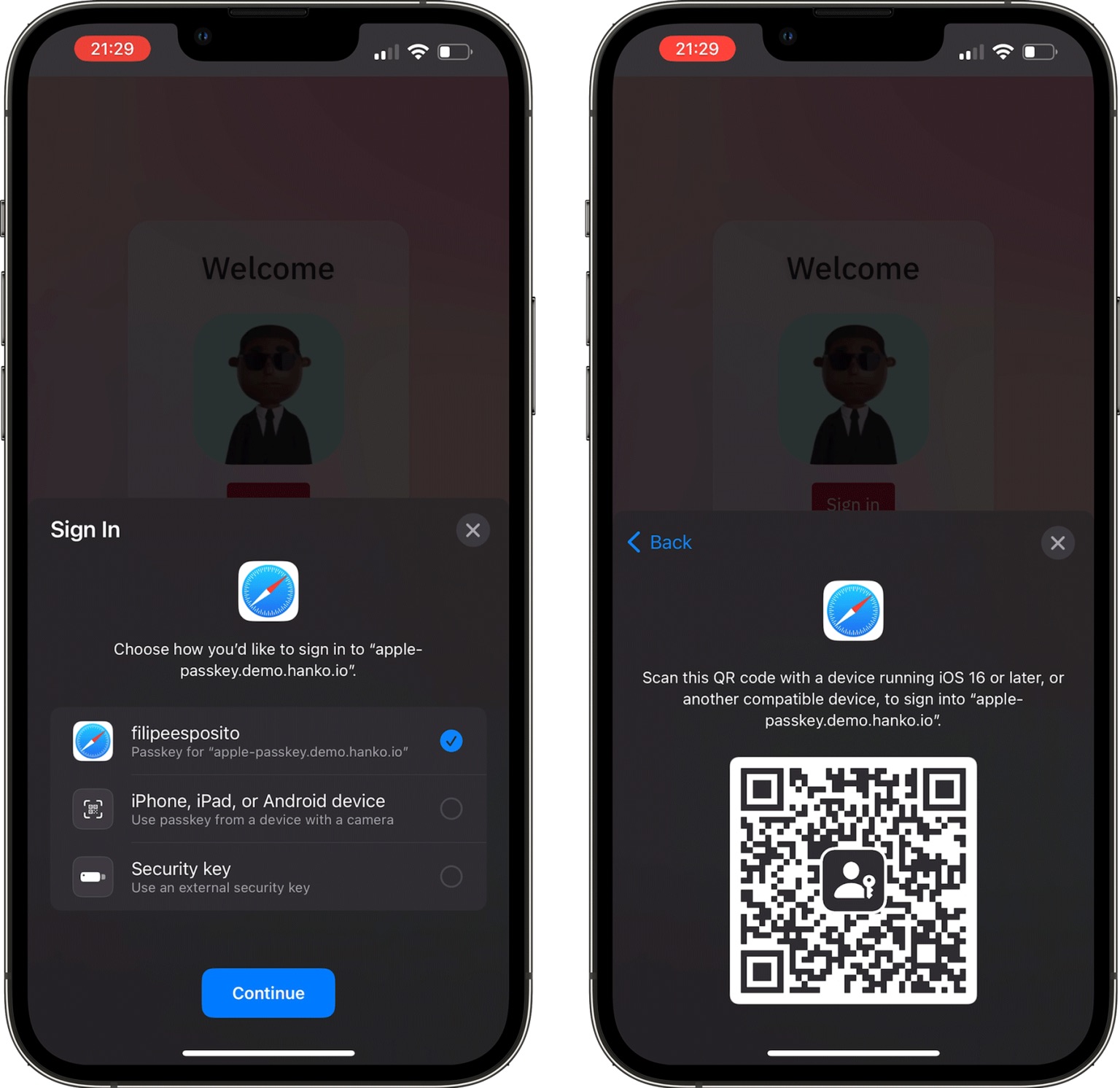 ios16 passkeys
