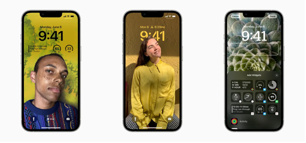 ios16 schermata blocco