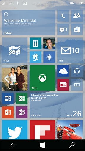 windows 10 mobile