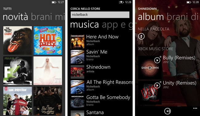 wp8 xbox music