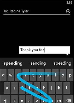 wp81 swipekeyboard