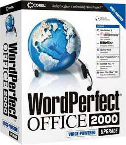 corel wordperfect 2000 package