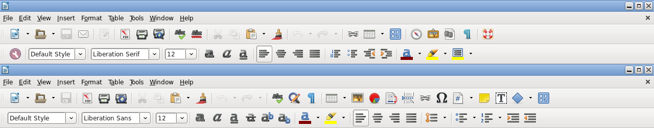 toolbar 4.3vs4.4