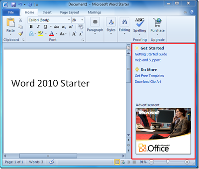 word2010starter