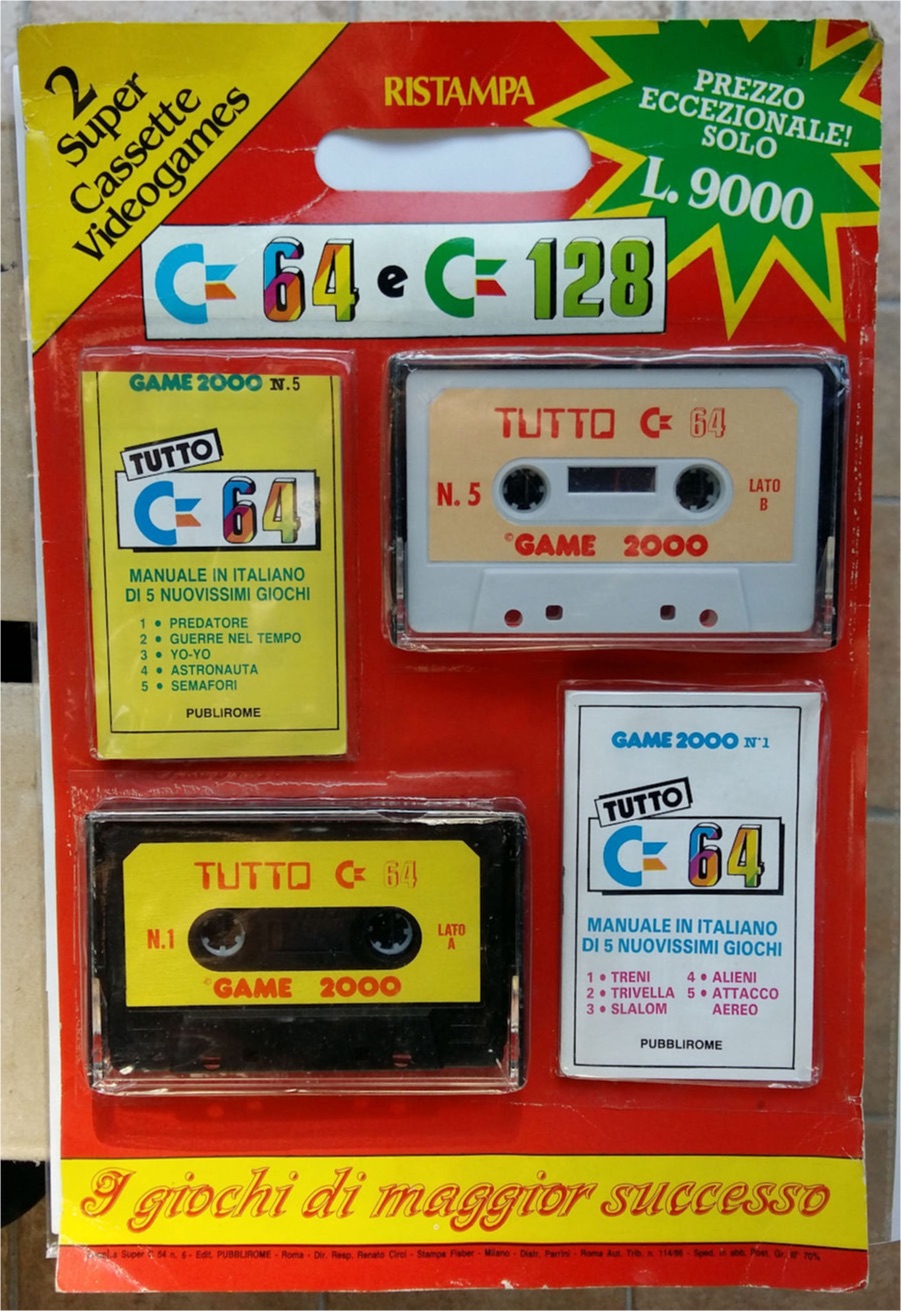 giochi cassette resi ristampa