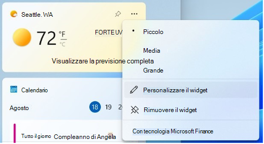 windows11 widget