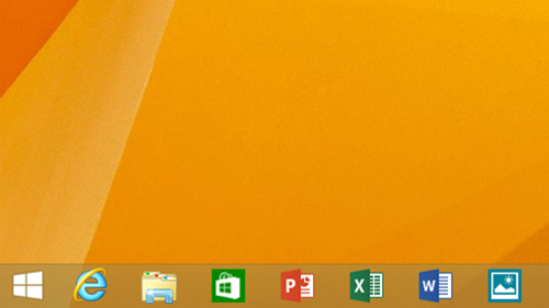 windows 81 modern ui on deskbar