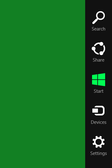 windows8 charmsbar