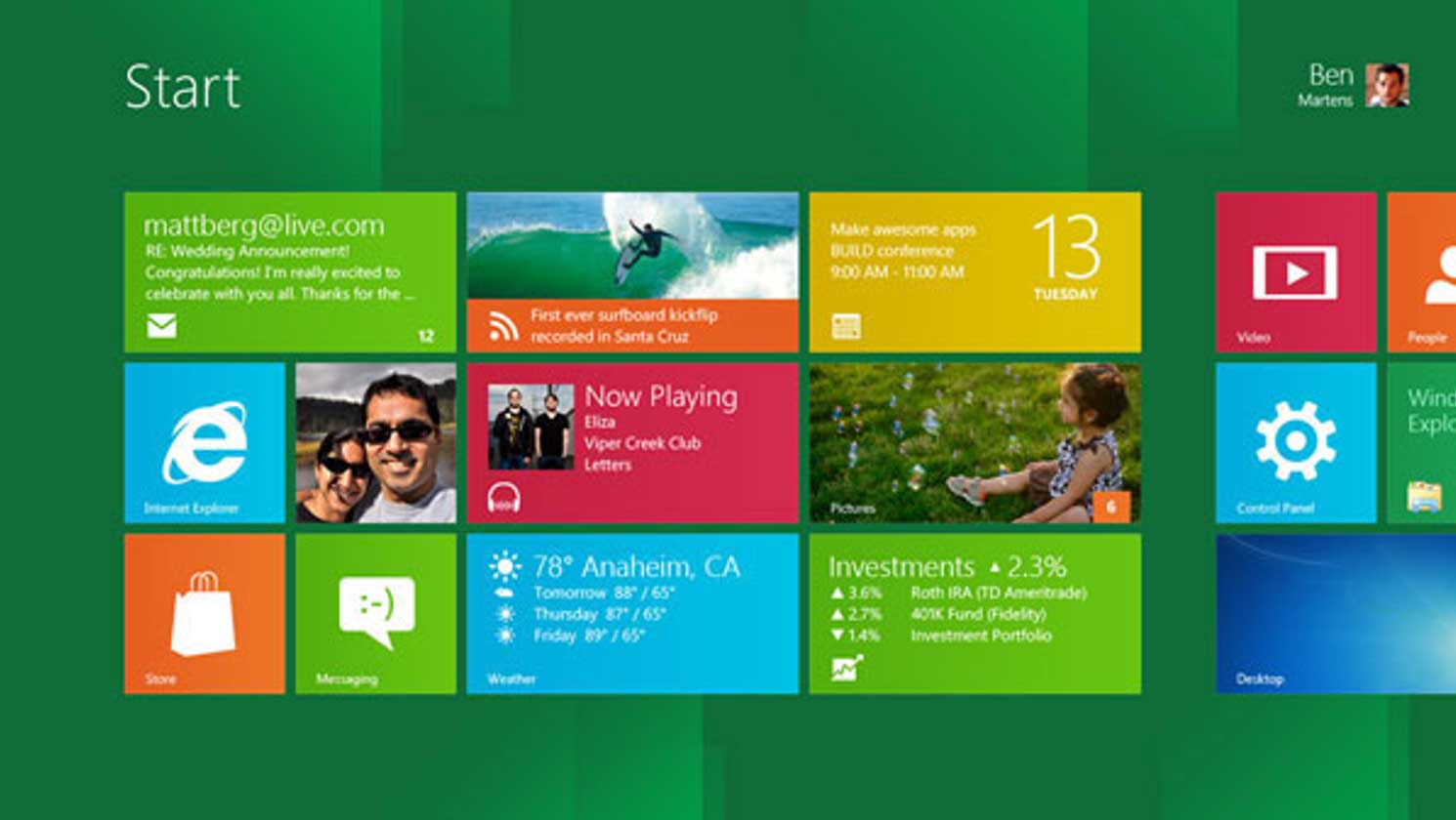 windows win8 startscreen
