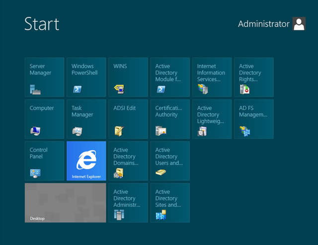 winserver2012 startscreen