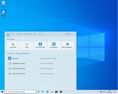 windows10may19 ricerca cortana
