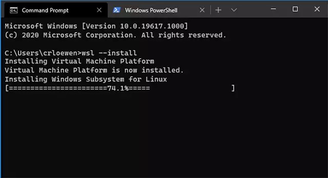 windows10may20 wsl