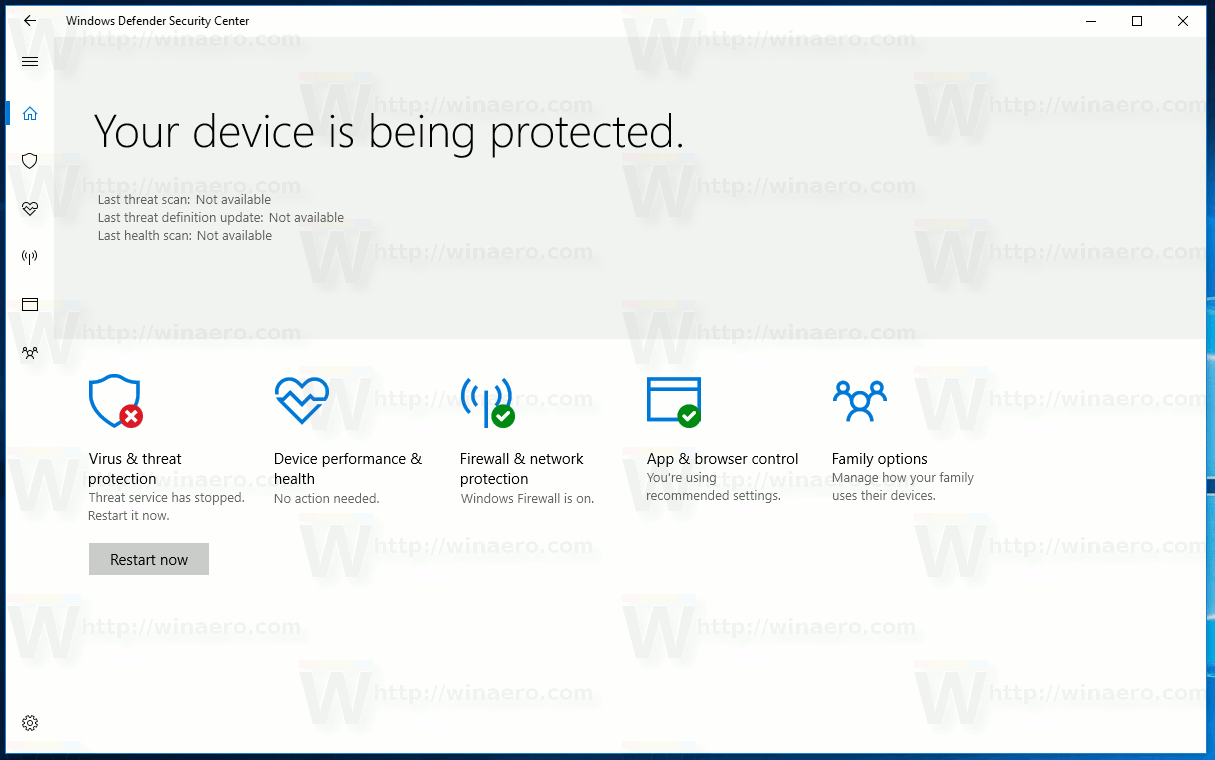 win10 fcu defender