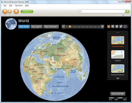 encarta atlas