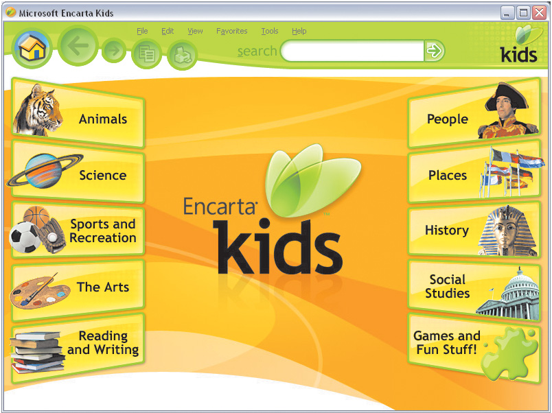 encarta kids